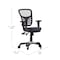 Flash Furniture Dark Gray Mesh Multifunction Chair - Roller Wheels HL-0001-DK-GY-RLB-GG - alternate 7